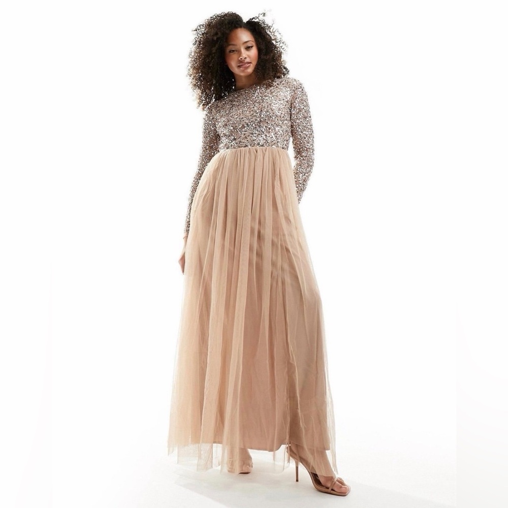 Elegant Sequin and Tulle Dress